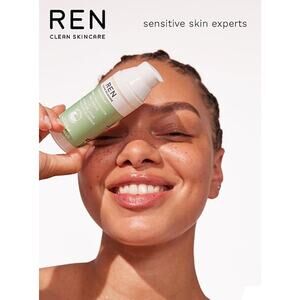 New REN Clean Skincare Evercalm Redness Relief Facial Serum FREE GIFT INCLUDED